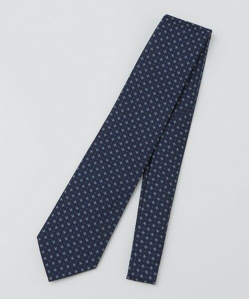 SHIPS / シップス ネクタイ | SHIPS: シルク フラワー コモン ネクタイ（ネイビー）