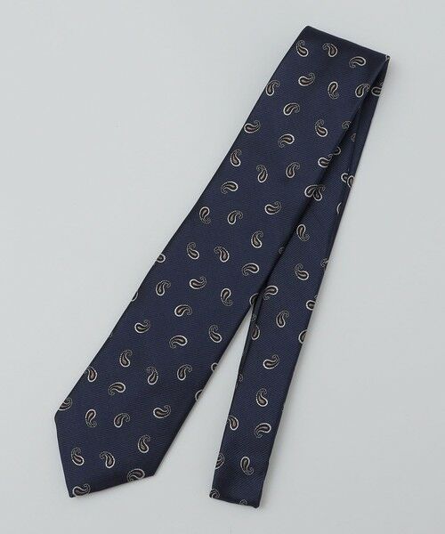 SHIPS / シップス ネクタイ | SHIPS: シルク ペイズリー コモン ネクタイ（ネイビー）