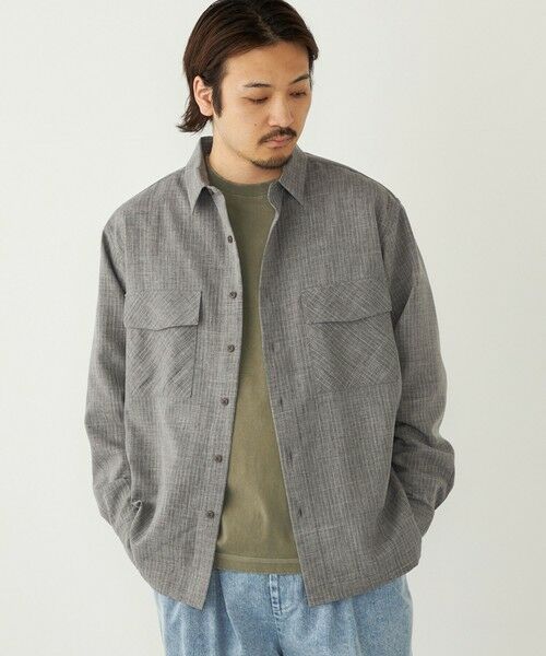 SHIPS / シップス シャツ・ブラウス | SHIPS Colors:〈吸水速乾・洗濯機可能〉ウーリー ボックス シャツ | 詳細5