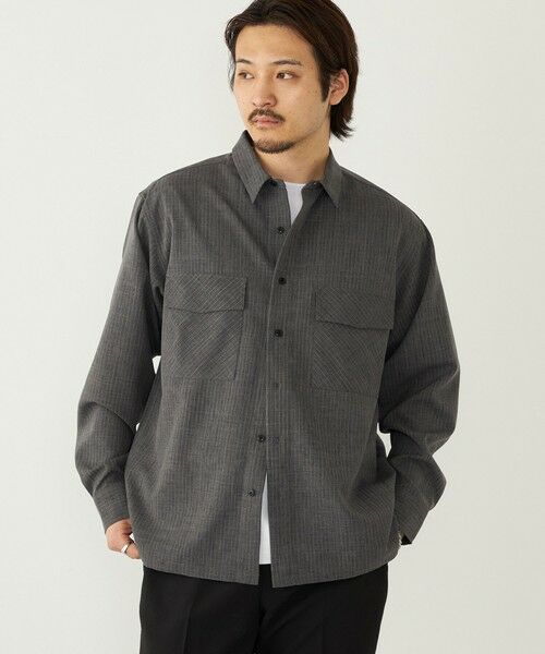 SHIPS / シップス シャツ・ブラウス | SHIPS Colors:〈吸水速乾・洗濯機可能〉ウーリー ボックス シャツ | 詳細20