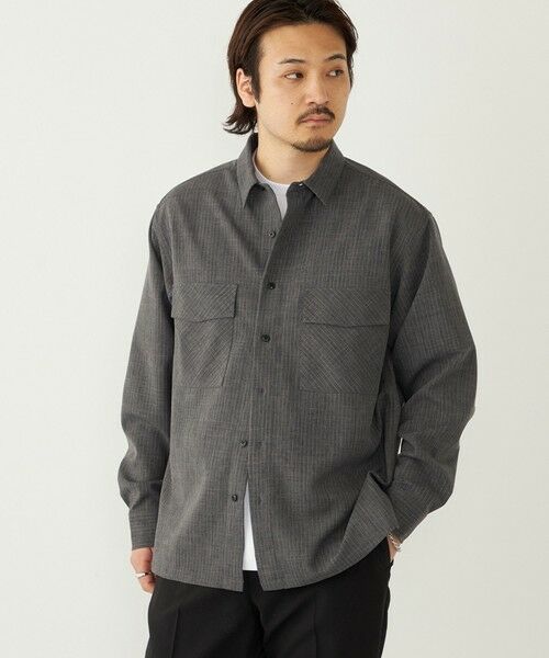 SHIPS / シップス シャツ・ブラウス | SHIPS Colors:〈吸水速乾・洗濯機可能〉ウーリー ボックス シャツ | 詳細21