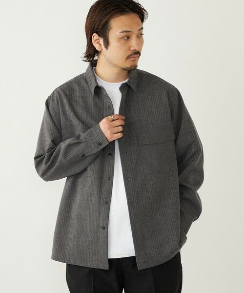 SHIPS / シップス シャツ・ブラウス | SHIPS Colors:〈吸水速乾・洗濯機可能〉ウーリー ボックス シャツ | 詳細23