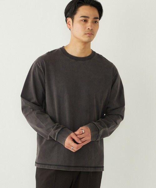SHIPS / シップス Tシャツ | SHIPS Colors:フェードカラー クルーネック ロンT◇ | 詳細4