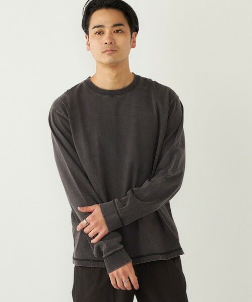 SHIPS / シップス Tシャツ | SHIPS Colors:フェードカラー クルーネック ロンT◇ | 詳細5