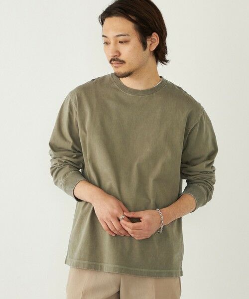 SHIPS / シップス Tシャツ | SHIPS Colors:フェードカラー クルーネック ロンT◇ | 詳細18