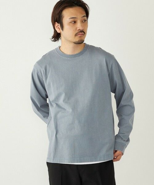 SHIPS / シップス Tシャツ | SHIPS Colors:フェードカラー クルーネック ロンT◇ | 詳細30