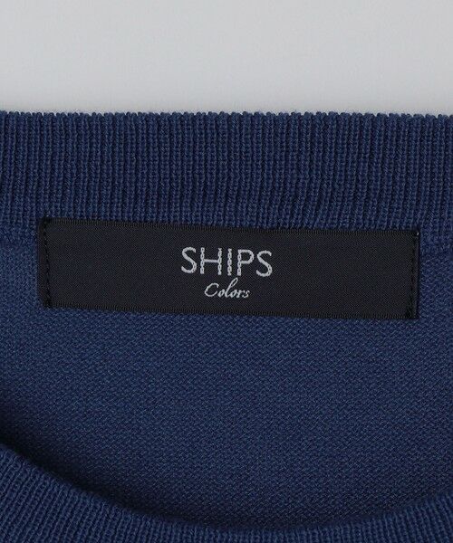 SHIPS / シップス ニット・セーター | SHIPS Colors:〈洗濯機可能〉14ゲージ 天竺 クルーネック ニット | 詳細5