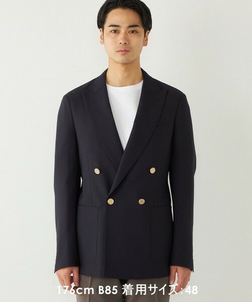 SHIPS / シップス テーラードジャケット | 《予約》SHIPS Colors:〈撥水・手洗い可能〉モノ・マガジン コラボ ネイビー ブレザー◆ | 詳細14