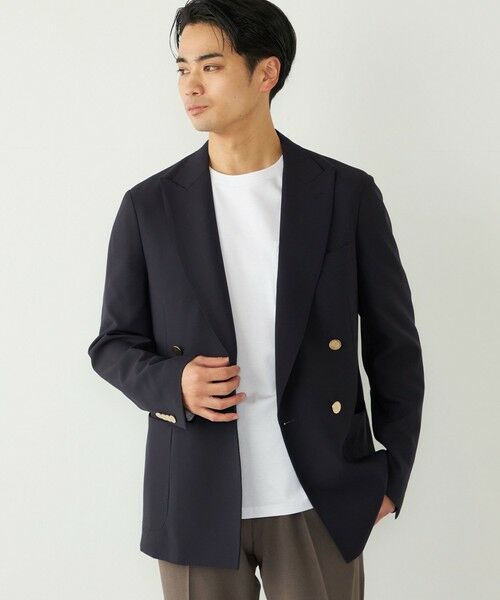 SHIPS / シップス テーラードジャケット | 《予約》SHIPS Colors:〈撥水・手洗い可能〉モノ・マガジン コラボ ネイビー ブレザー◆ | 詳細25