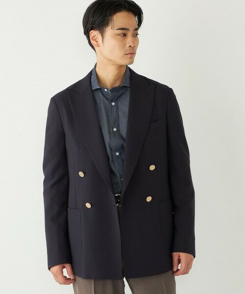 SHIPS / シップス テーラードジャケット | 《予約》SHIPS Colors:〈撥水・手洗い可能〉モノ・マガジン コラボ ネイビー ブレザー◆ | 詳細28