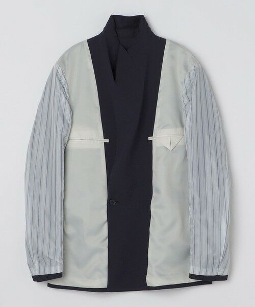 SHIPS / シップス テーラードジャケット | 《予約》SHIPS Colors:〈撥水・手洗い可能〉モノ・マガジン コラボ ネイビー ブレザー◆ | 詳細3