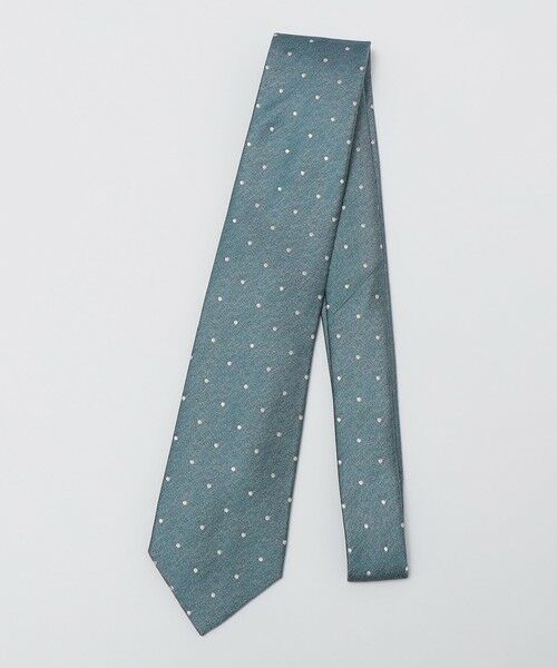 SHIPS / シップス ネクタイ | SHIPS Colors:シルク ドット ネクタイ（グリーン）