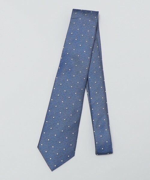 SHIPS / シップス ネクタイ | SHIPS Colors:シルク ドット ネクタイ（ネイビー）