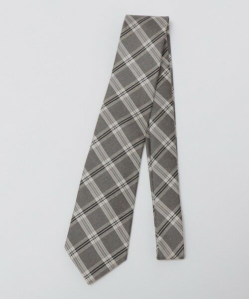 SHIPS / シップス ネクタイ | SHIPS Colors:シルク リネン ネクタイ（グレー）