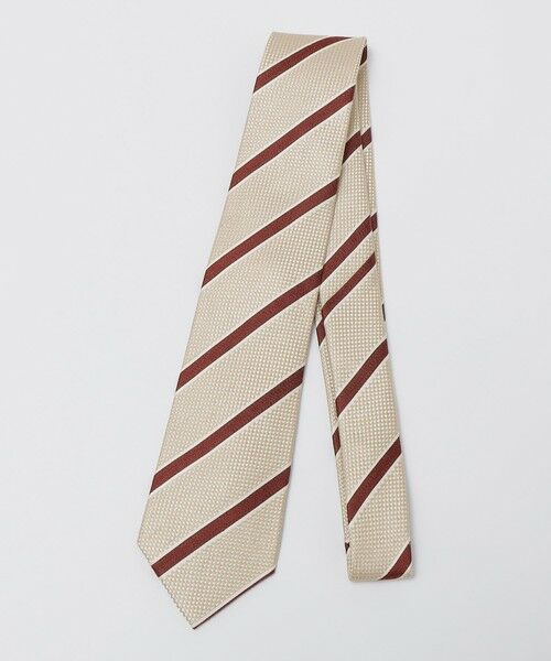 SHIPS / シップス ネクタイ | SHIPS Colors:シルク リネン ネクタイ（ベージュ）