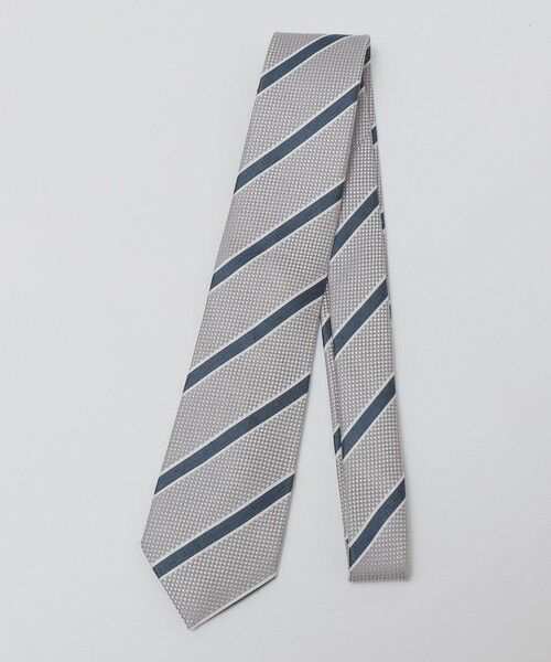 SHIPS / シップス ネクタイ | SHIPS Colors:シルク リネン ネクタイ（サックスブルー）