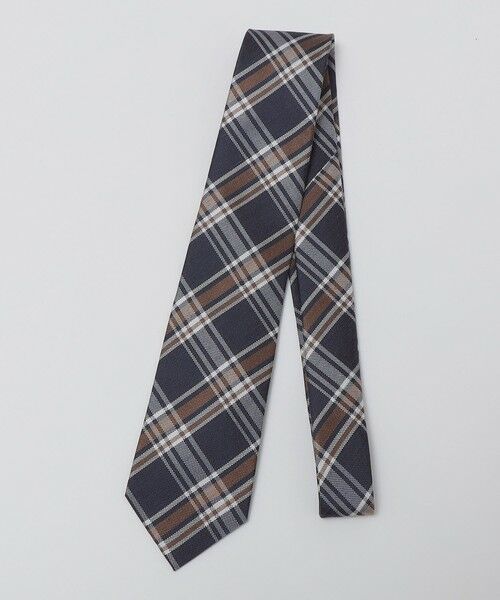 SHIPS / シップス ネクタイ | SHIPS Colors:シルク リネン ネクタイ（ネイビー）