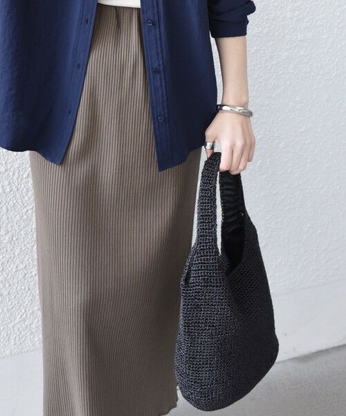 SHIPS / シップス かごバック | 《予約》SHIPS Colors:メタリック コード トートバッグ◆ | 詳細2