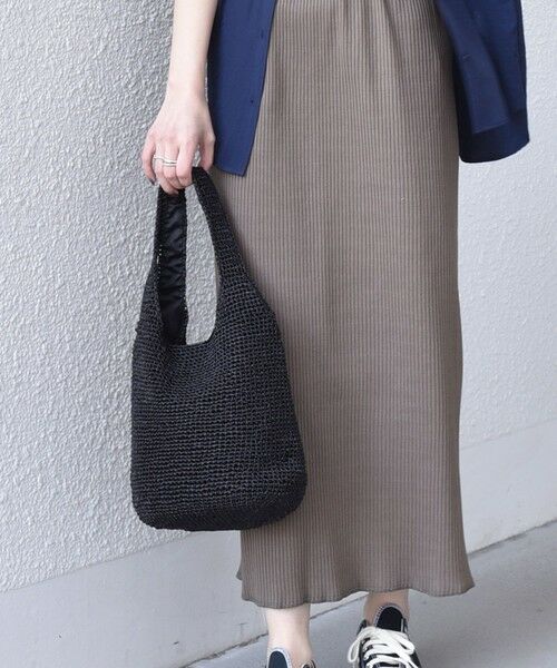 SHIPS / シップス かごバック | 《予約》SHIPS Colors:メタリック コード トートバッグ◆ | 詳細3