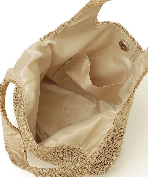 SHIPS / シップス かごバック | 《予約》SHIPS Colors:メタリック コード トートバッグ◆ | 詳細12