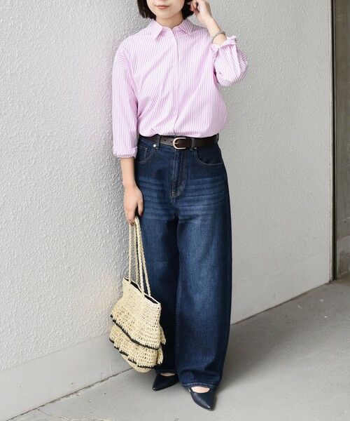 SHIPS / シップス シャツ・ブラウス | SHIPS Colors:〈手洗い可能〉ストライプ オーバー シャツ 2 | 詳細7