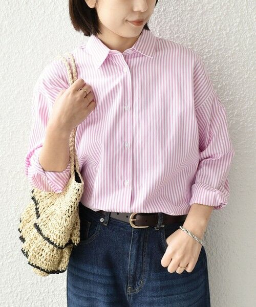 SHIPS / シップス シャツ・ブラウス | SHIPS Colors:〈手洗い可能〉ストライプ オーバー シャツ 2 | 詳細8