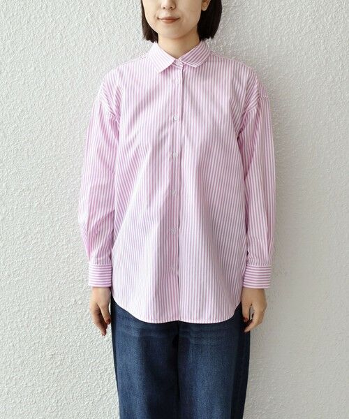 SHIPS / シップス シャツ・ブラウス | SHIPS Colors:〈手洗い可能〉ストライプ オーバー シャツ 2 | 詳細3