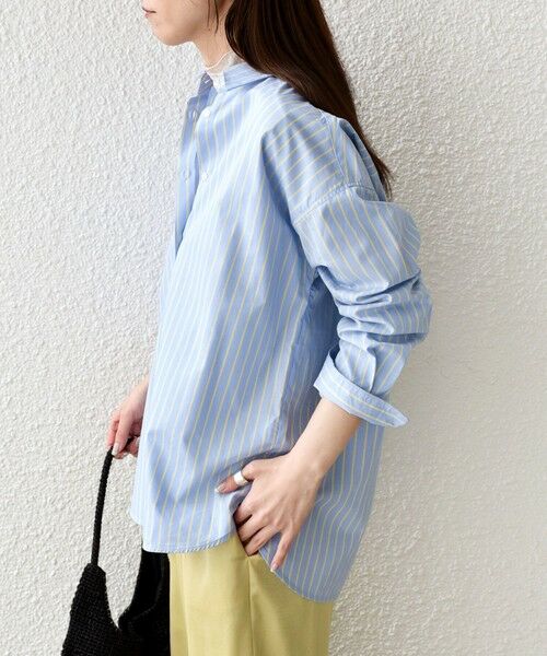 SHIPS / シップス シャツ・ブラウス | SHIPS Colors:〈手洗い可能〉ストライプ オーバー シャツ 2 | 詳細22