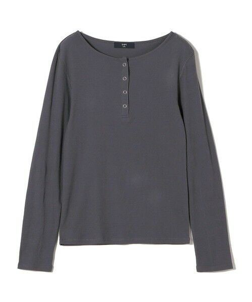 SHIPS / シップス Tシャツ | 《予約》SHIPS Colors:〈手洗い可能〉シアー ドライタッチ ヘンリーネック TEE◆ | 詳細14