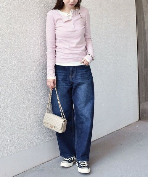 SHIPS / シップス Tシャツ | 《予約》SHIPS Colors:〈手洗い可能〉シアー ドライタッチ ヘンリーネック TEE◆ | 詳細24