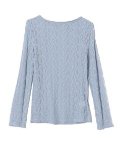 SHIPS / シップス Tシャツ | 《予約》SHIPS Colors:〈手洗い可能〉ストレッチ レース ボートネック トップス◆