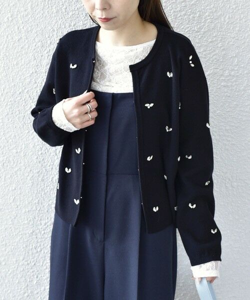 SHIPS / シップス Tシャツ | 《予約》SHIPS Colors:〈手洗い可能〉ストレッチ レース ボートネック トップス◆ | 詳細13