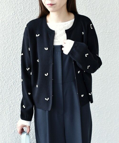 SHIPS / シップス Tシャツ | 《予約》SHIPS Colors:〈手洗い可能〉ストレッチ レース ボートネック トップス◆ | 詳細14