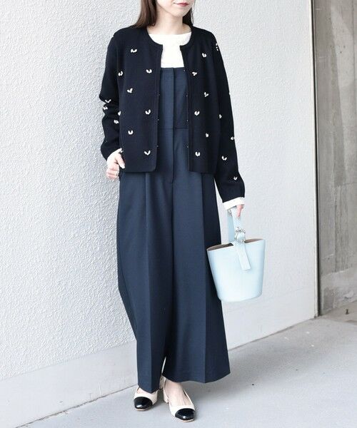 SHIPS / シップス Tシャツ | SHIPS Colors:〈手洗い可能〉ストレッチ レース ボートネック トップス◇ | 詳細15