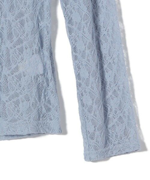 SHIPS / シップス Tシャツ | 《予約》SHIPS Colors:〈手洗い可能〉ストレッチ レース ボートネック トップス◆ | 詳細18