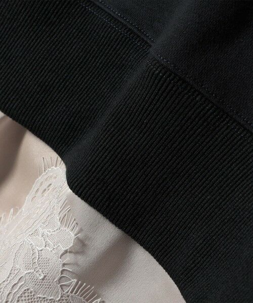 SHIPS / シップス スウェット | 《予約》SHIPS Colors:〈手洗い可能〉レース レイヤード 裏毛 トップス◆ | 詳細27