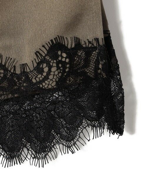 SHIPS / シップス ロング・マキシ丈スカート | 《予約》SHIPS Colors:〈手洗い可能〉サテン レース スカート◆ | 詳細9