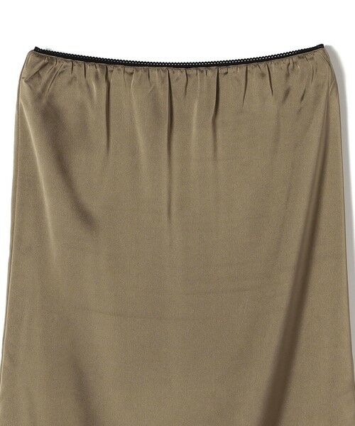 SHIPS / シップス ロング・マキシ丈スカート | 《予約》SHIPS Colors:〈手洗い可能〉サテン レース スカート◆ | 詳細5