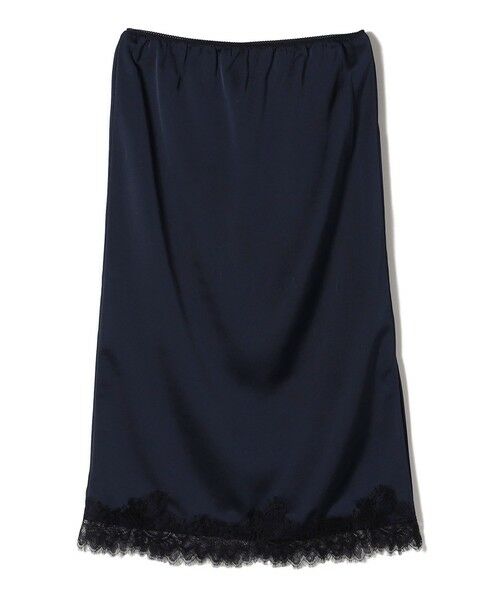 SHIPS / シップス ロング・マキシ丈スカート | 《予約》SHIPS Colors:〈手洗い可能〉サテン レース スカート◆ | 詳細17
