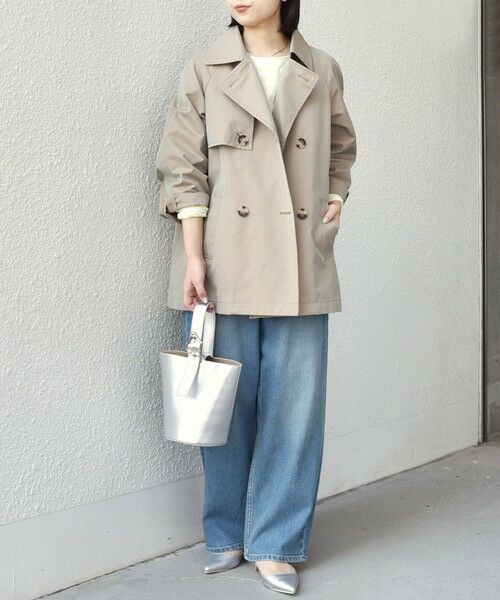 SHIPS / シップス トレンチコート | 《予約》SHIPS Colors:キルティング ライナー ショート トレンチ◆ | 詳細24