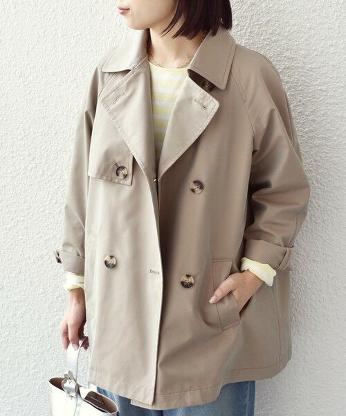 SHIPS / シップス トレンチコート | 《予約》SHIPS Colors:キルティング ライナー ショート トレンチ◆ | 詳細27