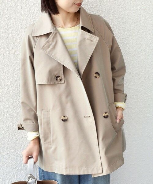 SHIPS / シップス トレンチコート | 《予約》SHIPS Colors:キルティング ライナー ショート トレンチ◆ | 詳細28
