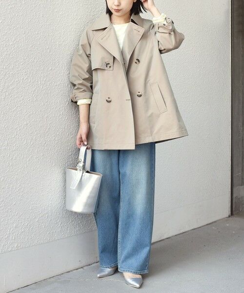 SHIPS / シップス トレンチコート | 《予約》SHIPS Colors:キルティング ライナー ショート トレンチ◆ | 詳細29
