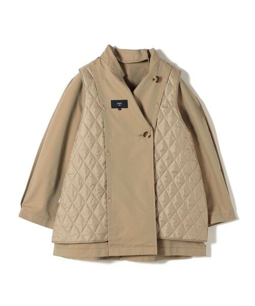 SHIPS / シップス トレンチコート | 《予約》SHIPS Colors:キルティング ライナー ショート トレンチ◆ | 詳細6