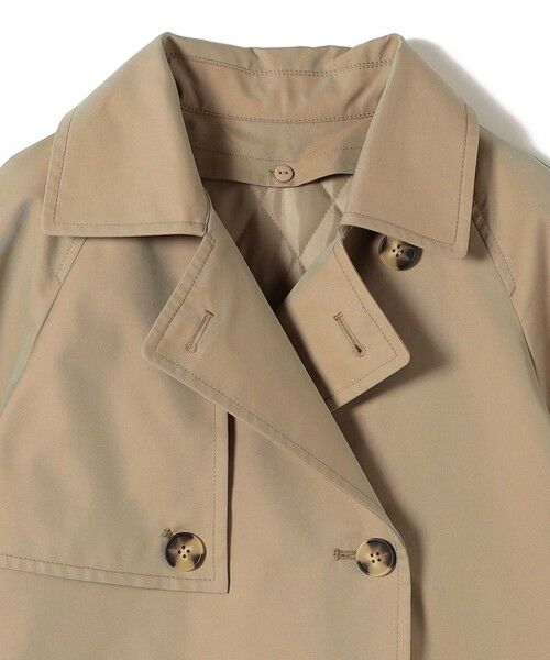 SHIPS / シップス トレンチコート | 《予約》SHIPS Colors:キルティング ライナー ショート トレンチ◆ | 詳細10