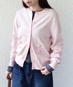 SHIPS / シップス カーディガン・ボレロ | 《予約》SHIPS Colors:〈接触冷感・手洗い可能〉14ゲージ クルーネック カーディガン◆