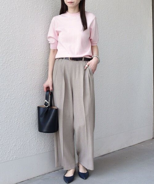 SHIPS / シップス ニット・セーター | SHIPS Colors:〈接触冷感・手洗い可能〉14ゲージ 5分袖 ニット◇ | 詳細11