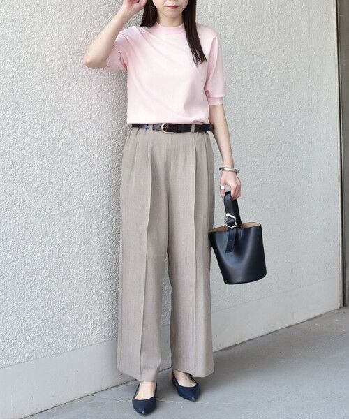 SHIPS / シップス ニット・セーター | SHIPS Colors:〈接触冷感・手洗い可能〉14ゲージ 5分袖 ニット◇ | 詳細12