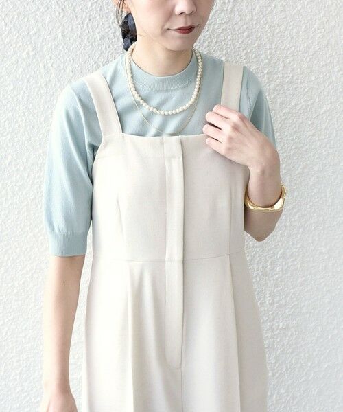 SHIPS / シップス ニット・セーター | SHIPS Colors:〈接触冷感・手洗い可能〉14ゲージ 5分袖 ニット◇ | 詳細26