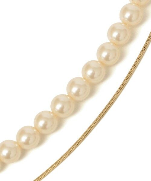 SHIPS / シップス ネックレス・ペンダント・チョーカー | SHIPS Colors:パールモチーフ × チェーン 2連 ネックレス 2 | 詳細2